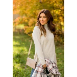 Ribbed Trim Turtleneck Tunic -Women's Clothing Store BB 6983 db18a11f f6ba 42d1 aa2d 6622a17342cb