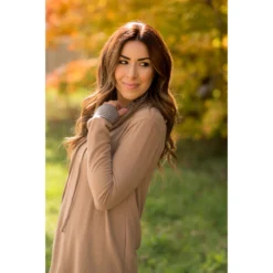 Striped Detailed Accented Cowl Neck Sweatshirt -Women's Clothing Store BB 7042 6ab22261 0d49 46a5 bacb 420a2dbf003f