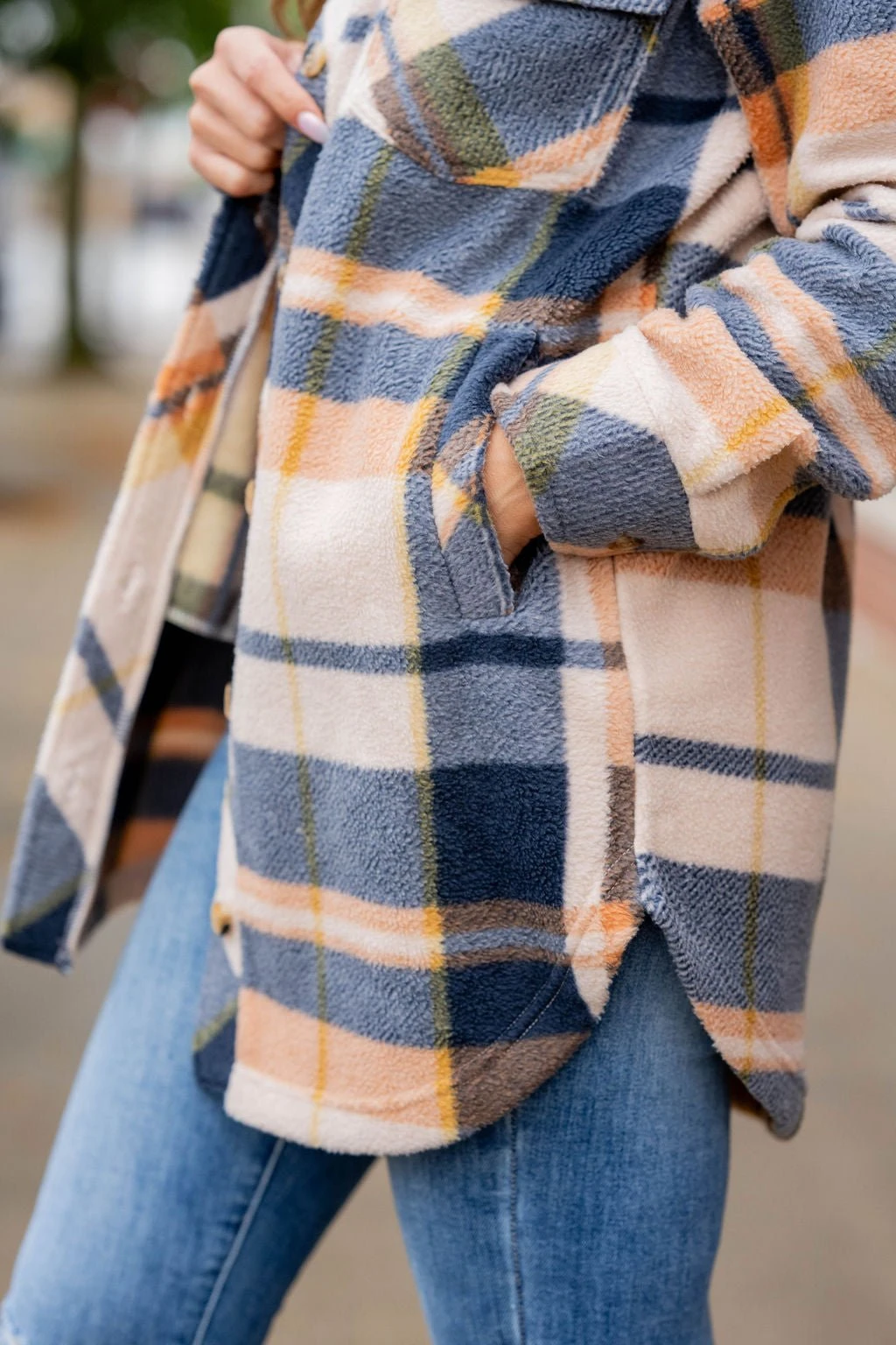 Serenity Plaid Shacket 5 Serenity Plaid Shacket - Image 5