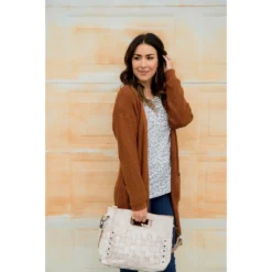 Knit Boyfriend Tunic Cardigan -Women's Clothing Store BB 7066 cd4aa593 ba53 483e 9da2 7d9a0ed1a542