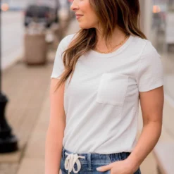 Textured Lines Pocket Tee 22 Textured Lines Pocket Tee -Women's Clothing Store BB 7070 3bd086a0 3abd 482f b6ca bf151a9f00e2 557418