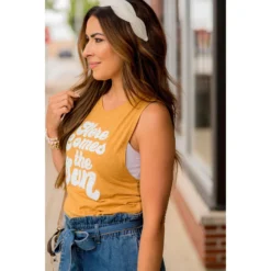 Here Comes The Sun Graphic Tank 9 Here Comes The Sun Graphic Tank -Women's Clothing Store BB 7088