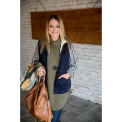 Olive Striped Cowl Neck Tunic 5 Olive Striped Cowl Neck Tunic -Women's Clothing Store BB 7101