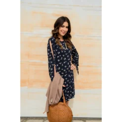 Mini Floral Slit Sleeve Dress -Women's Clothing Store BB 7177 33587a5f f559 43c7 b56a b3787e63428f