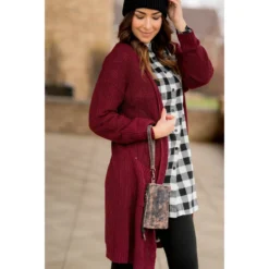 Knit Boyfriend Tunic Cardigan -Women's Clothing Store BB 7181 d8406714 5fd9 4bfe 9f7d 8649211f28fa