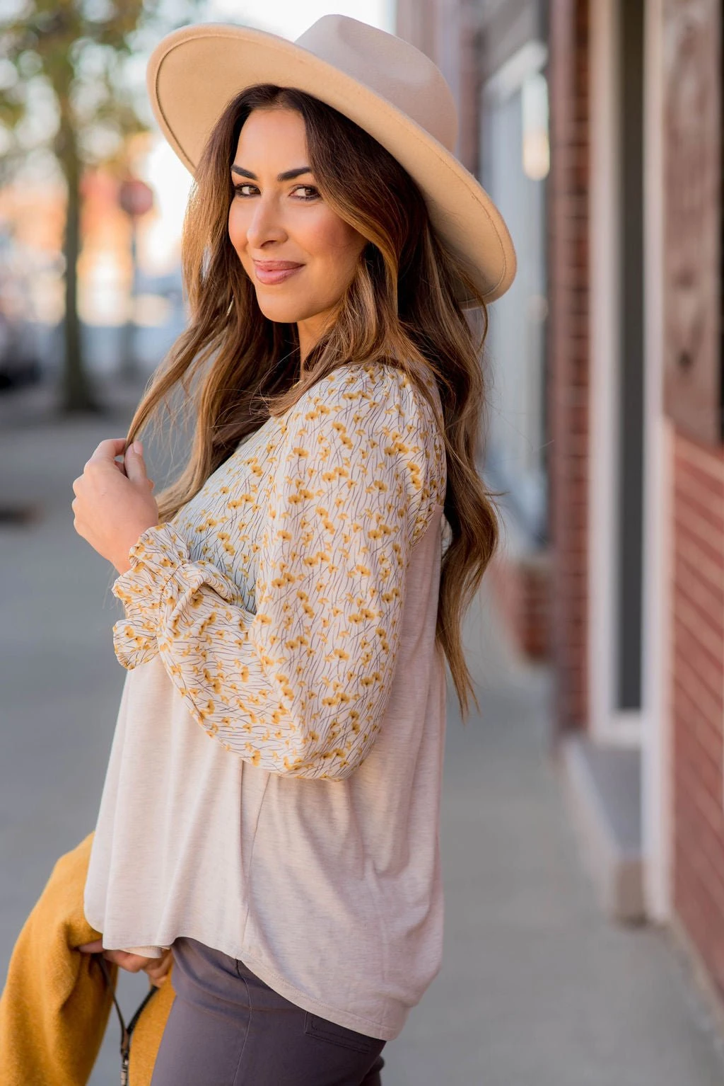 Vintage Floral Accented Blouse 4 Vintage Floral Accented Blouse - Image 4