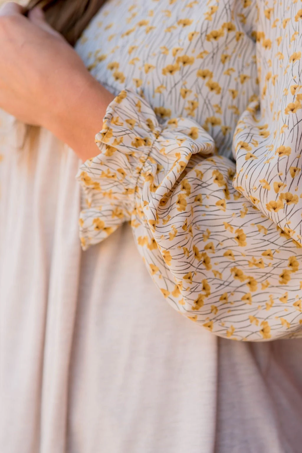 Vintage Floral Accented Blouse 6 Vintage Floral Accented Blouse - Image 6