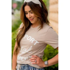 Support Local Farmers Mixed Fonts Graphic Tee -Women's Clothing Store BB 7251 457abc7e a86e 4310 8362 7b5baf76c8b5
