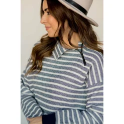 Knit Stripe Neck Zipper Sweater 35 Knit Stripe Neck Zipper Sweater -Women's Clothing Store BB 7279 657da25a 9c63 4446 9fb1 55eae22177cb