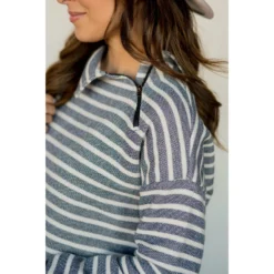 Knit Stripe Neck Zipper Sweater 36 Knit Stripe Neck Zipper Sweater -Women's Clothing Store BB 7283 7b41277e 30ce 4573 86b6 f4becefa3859