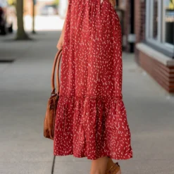 Speckled Ruffle Bottom Midi Skirt -Women's Clothing Store BB 7294 bd91daaa 99fb 450e b081 9f81c55957af 683073