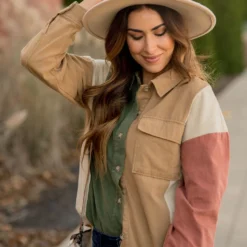 Mixed Multi Color Shacket -Women's Clothing Store BB 7295 e71ea2cf 857d 4ae7 a50d 62f97e5c897e 107235