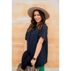 Textured Dot Cinch Neck Tunic Blouse 26 Textured Dot Cinch Neck Tunic Blouse -Women's Clothing Store BB 7301 0366af6b d4f5 49ae 9d7a e34eb1b42911