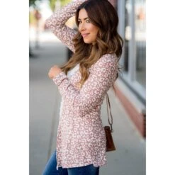 Short Lightweight Leopard Print Cardigan -Women's Clothing Store BB 7305