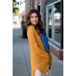 Tissue Button Cardigan -Women's Clothing Store BB 7321
