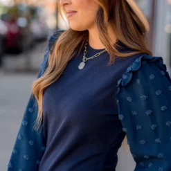 Textured Dot Sleeve Blouse 39 Textured Dot Sleeve Blouse -Women's Clothing Store BB 7327 3d3a21e4 940d 4196 b438 c71f1ff3e4c9 754931