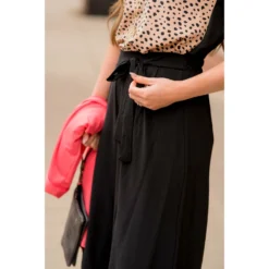 Wide Leg Tie Pants -Women's Clothing Store BB 7363 5a3e766a a6df 4547 96a0 152961b2023f