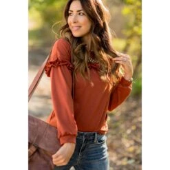 Mid Ruffle Long Sleeve Tee 33 Mid Ruffle Long Sleeve Tee -Women's Clothing Store BB 7369 bcf9da1a 8c40 478f b86f 6ffb90f0a338