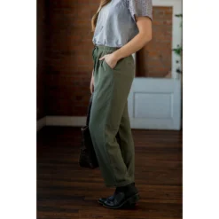 Relaxed Fit Tie Pants -Women's Clothing Store BB 7403 6cca1866 086e 402a 9f78 a12eb880036e