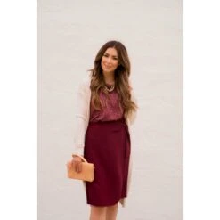 Faux Wrap Tie Skirt -Women's Clothing Store BB 7419 0941dce8 760d 43c1 83b5 bd1816069595