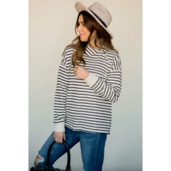 Knit Stripe Neck Zipper Sweater 39 Knit Stripe Neck Zipper Sweater -Women's Clothing Store BB 7471 4d2c0c65 3d27 4e2f ac0a a853fcaf74c5