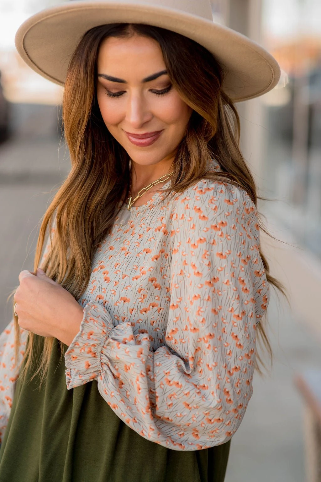 Vintage Floral Accented Blouse 7 Vintage Floral Accented Blouse - Image 7