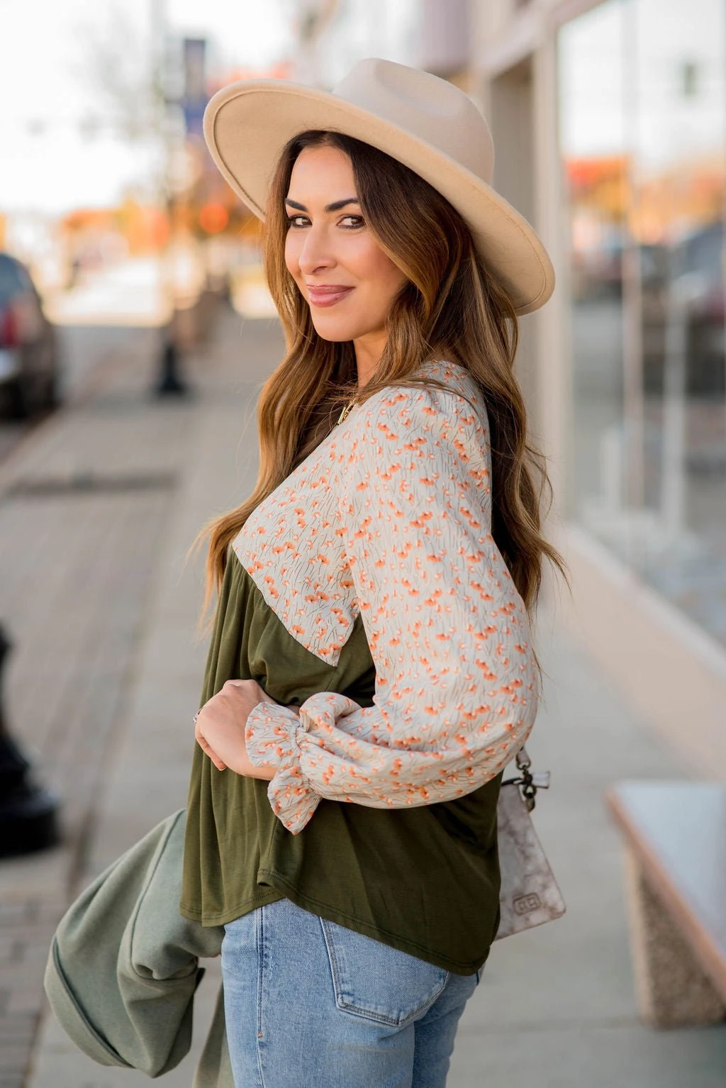 Vintage Floral Accented Blouse 9 Vintage Floral Accented Blouse - Image 9