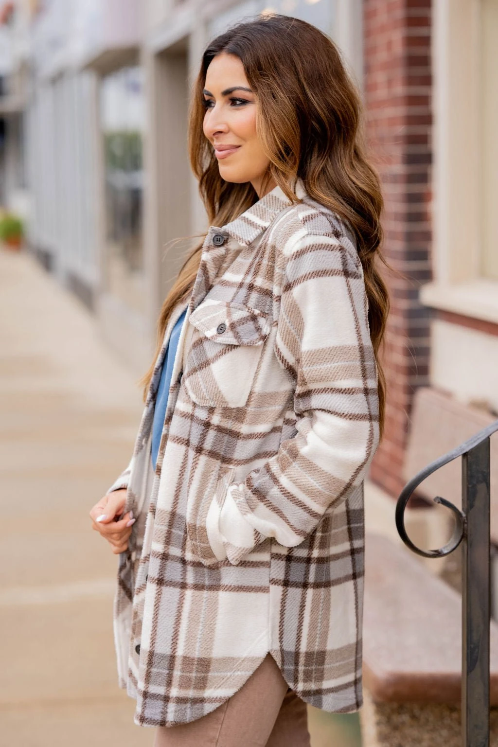 Serenity Plaid Shacket 9 Serenity Plaid Shacket - Image 9