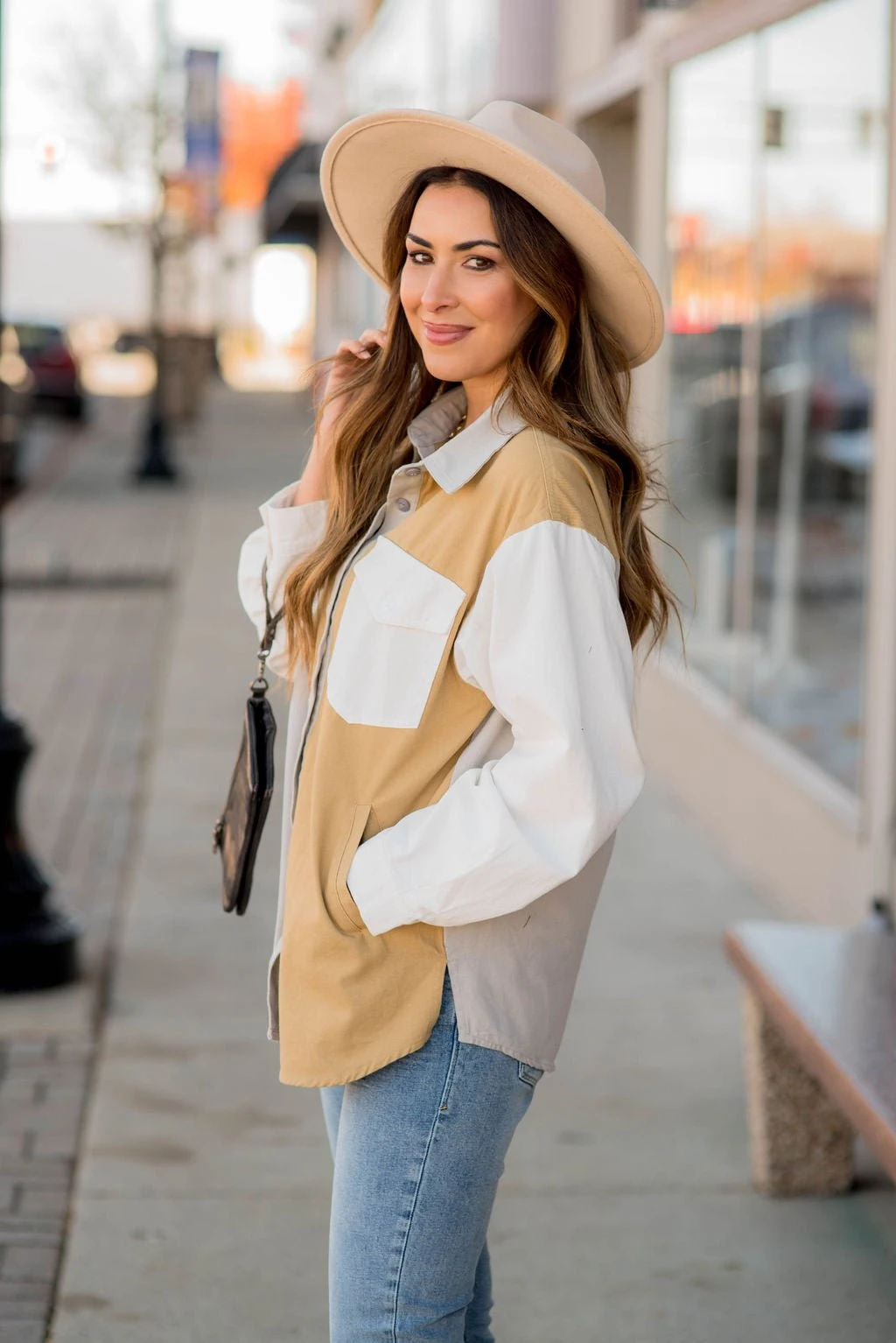 Abstract Blocked Button Up 2 Abstract Blocked Button Up - Image 2