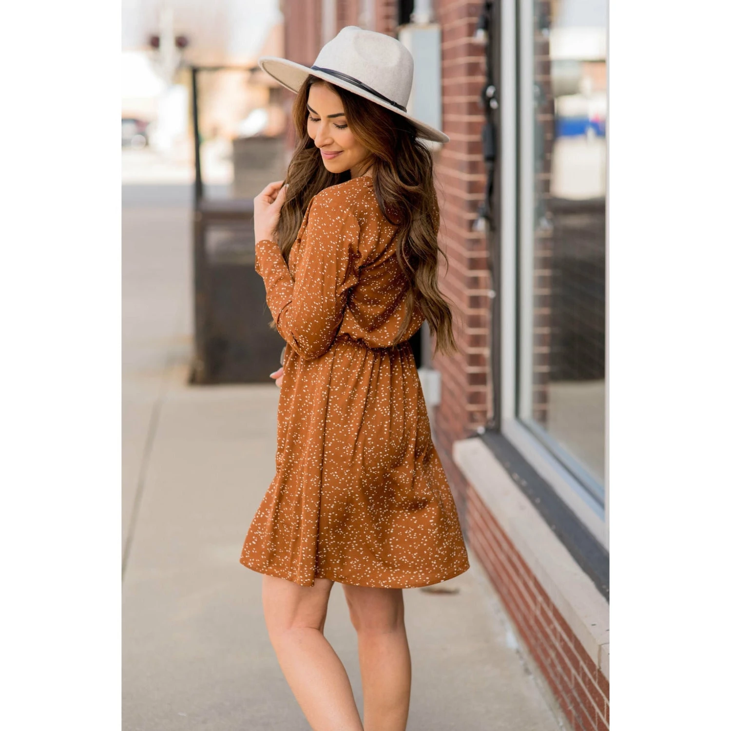 Endearingly Speckled Long Sleeve Dress 13 Endearingly Speckled Long Sleeve Dress - Image 13