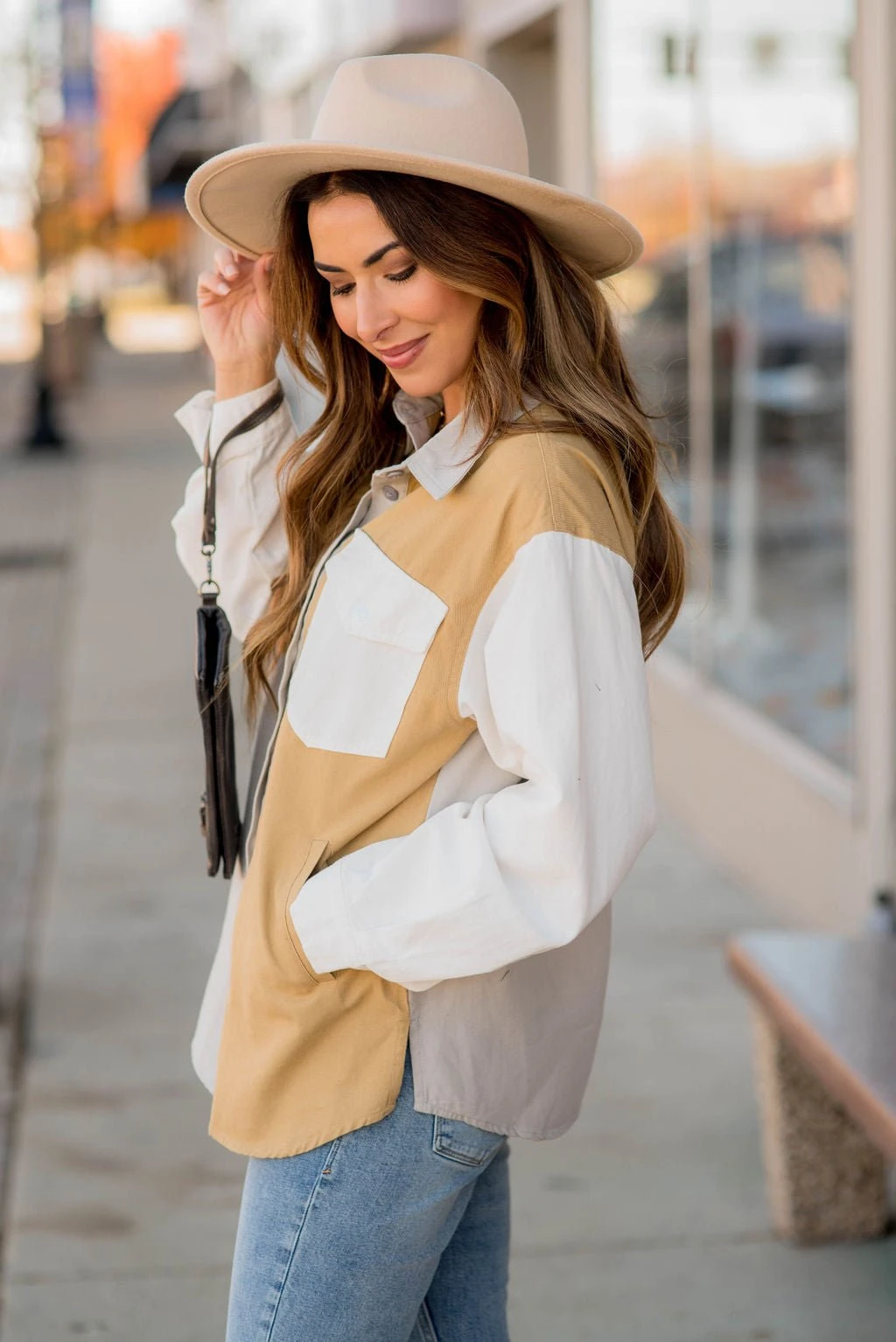 Abstract Blocked Button Up 4 Abstract Blocked Button Up - Image 4