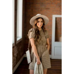 Stripe Ruffle Accent Dress -Women's Clothing Store BB 7541 829be19c 99f1 4fe0 b63b 71000ce8dde6