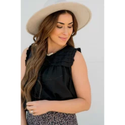 Ruched Ruffle Bibbed Tank -Women's Clothing Store BB 7558 05396ec3 b75f 4a86 a99d 8cc7722c8c64