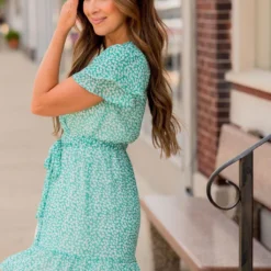 Daisies Ruffle Accented Wrap Dress 7 Daisies Ruffle Accented Wrap Dress -Women's Clothing Store BB 7609 b17b8a54 f2eb 44bd b631 bd34a8132210 115176