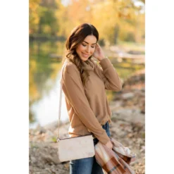 Ribbed Cowl Neck Long Sleeve Sweater Tee -Women's Clothing Store BB 7613 eb979747 d19d 4ab2 8d80 a8bd672fc4ea