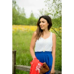 Cinch Waisted Colored Bottom Tank Maxi -Women's Clothing Store BB 7675 6ea1d480 d2e0 41ed 905f 8a7988bcfe14