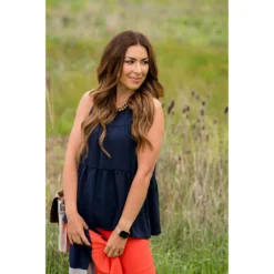 Tiered Tank Blouse -Women's Clothing Store BB 7709