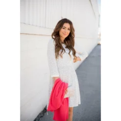 Cheetah Cuffed Sleeve Dress -Women's Clothing Store BB 7723 af54c34e 29b5 467f 851a 3a5322af932a