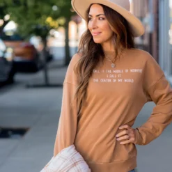Some Call It The Middle Of Nowhere Graphic Crewneck -Women's Clothing Store BB 7731 918eda59 d5ba 4a58 9a05 eb294d6d3952 953720