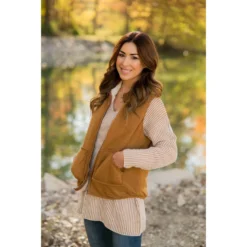 Sherpa Lined Vest -Women's Clothing Store BB 7772 6063d64a af6d 4bd8 8711 297f8a537d99