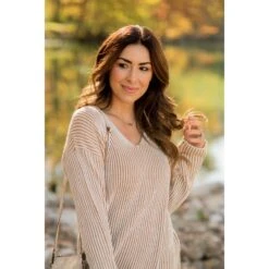 Vertical Striped V Sweater -Women's Clothing Store BB 7795 cc0c3a5d ac65 4f73 8894 f06b3c9ea0fd 357566