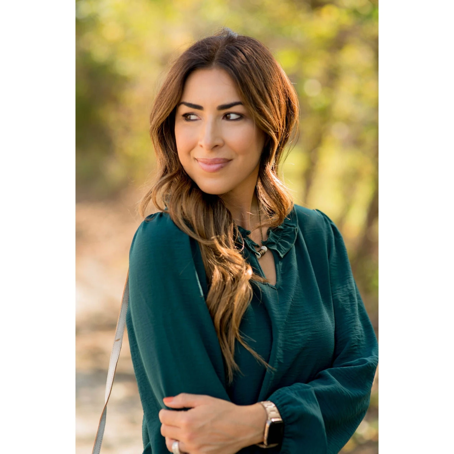 Long Sleeve Ruffle Neck Dressy Blouse 11 Long Sleeve Ruffle Neck Dressy Blouse - Image 11