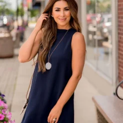 Sleeveless Keyhole Back Swing Dress -Women's Clothing Store BB 7831 2ea24afe c84e 49a4 85e9 7226dbe18a05 585312