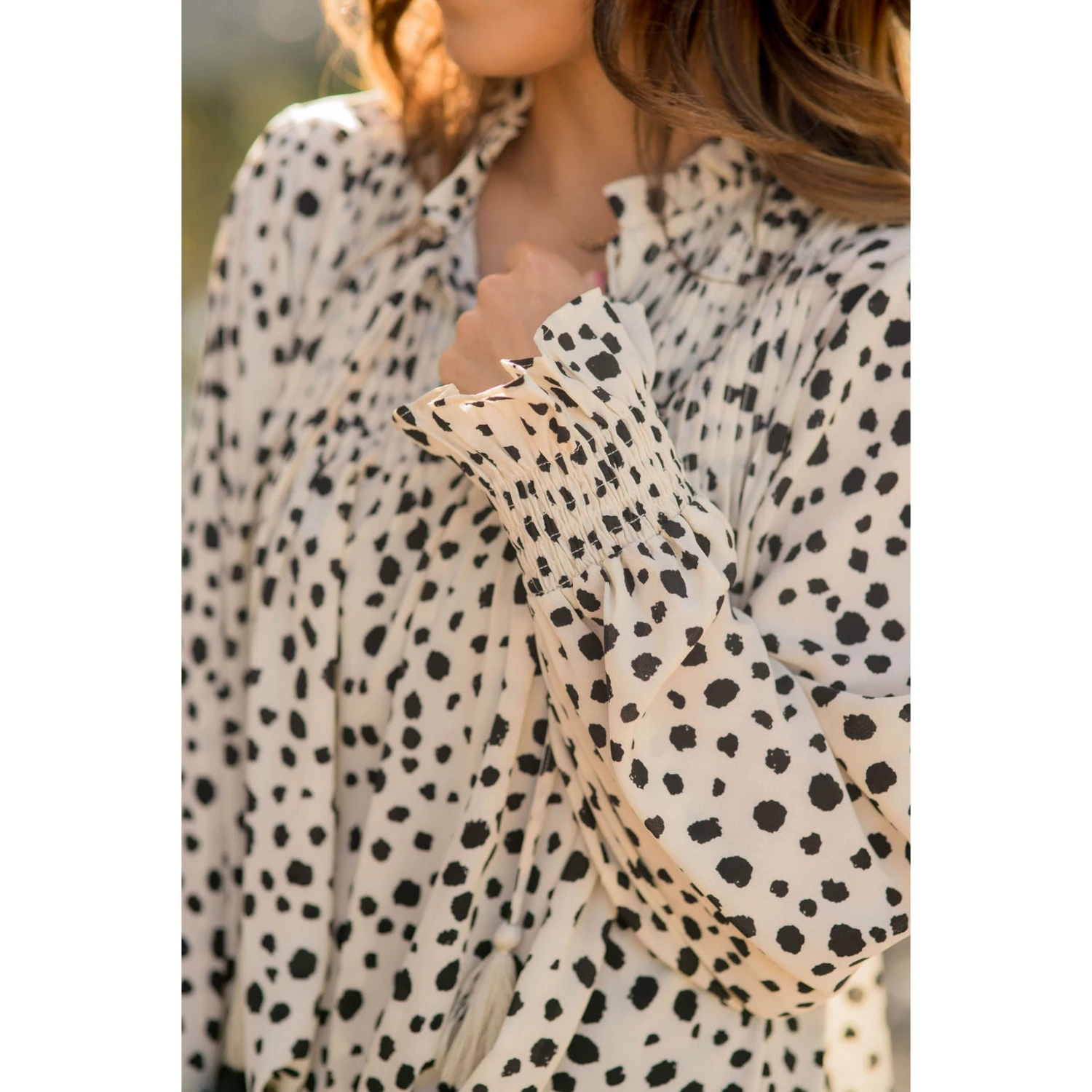 On-the-Go Cheetah Tie Blouse 13 On-the-Go Cheetah Tie Blouse - Image 13