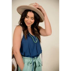 Ruffle Neck Button Tank -Women's Clothing Store BB 7839 c06929e0 f349 407c a1f1 d5e3e9c1b557