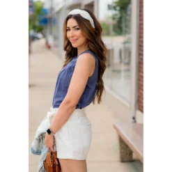 Button Down Knit Tank -Women's Clothing Store BB 7854 05b7fb3c ca8f 42ca a5a8 e1dbff9d3ee5