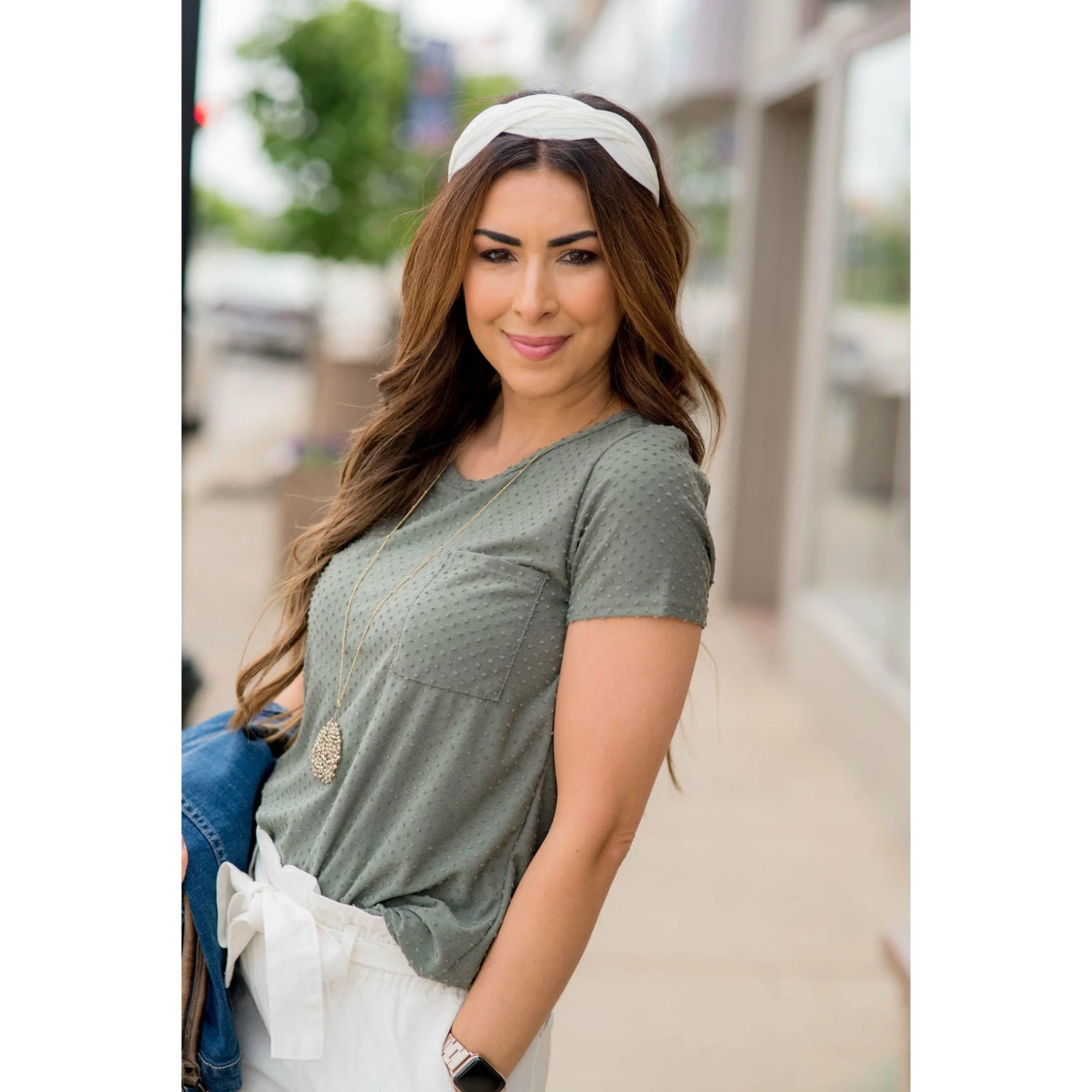 Short Sleeve Textured Pocket Tee 2 Short Sleeve Textured Pocket Tee - Image 2