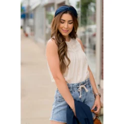 Button Down Knit Tank -Women's Clothing Store BB 7896 cff6067c 06b0 418e 8411 e60602d2ed10