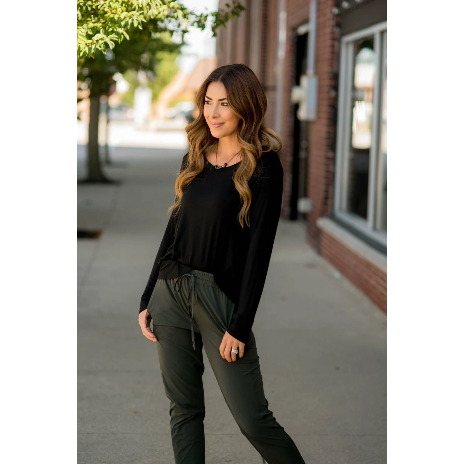 Betsey's Long Sleeve Basic Tee 9 Betsey's Long Sleeve Basic Tee - Image 9