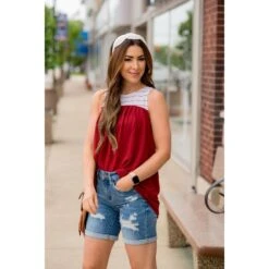 Thin Stripe Knot Back Tank 26 Thin Stripe Knot Back Tank -Women's Clothing Store BB 7931 210b67da c2d8 48e9 986f e4a959a0e1e5